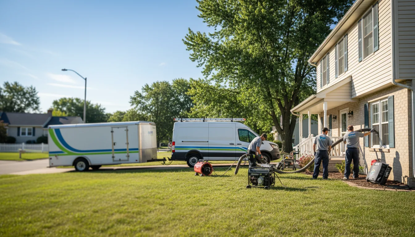 Flooded Basement Restoration And Cleanup With Repair in Salem, NE near me